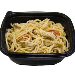 Спагетти с куриным филе в устричном соусе